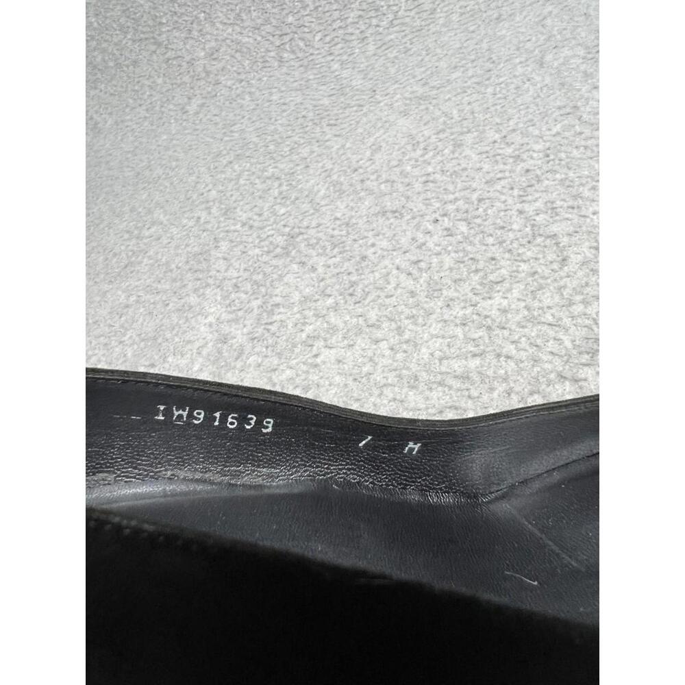 Stuart Weitzman 7M High Heel Studded Black Suede Platform Silver Studs Pumps - Picture 7 of 9
